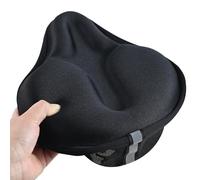 ROADNADO Wide Bike Seat Cushion Cover Soft Bike Seat Cover Padded for Men Women Bicycle Saddle Cover Comfortable Exercise Bike Saddle Cushions for Peloton, Spin, Electric, City Bike