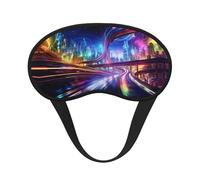 Roads of The Future Full-Coverage Sleep mask Full-Coverage Sleep mask Relaxing Stress-Free Nighttime Eye mask