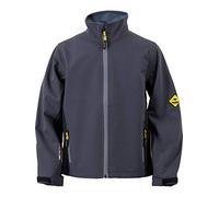 Roadsign 61272-140-6490 Size 140 Children Softshell Jacket - Anthracite/Yellow