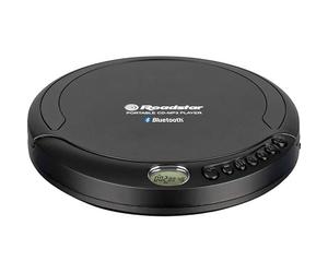 Roadstar PCD-499BT Discman, CD-MP3/WMA Player with Bluetooth, CDA,CD-R, CD-RW, Portable with Headphones Included, Wireless, Anti-Shock Function, LCD Display, Batteries, USB Cable, Black