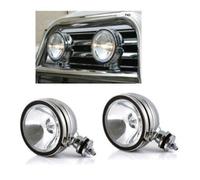 Roadster 2 X CAR SPOTLIGHT 4" WHITE LED CHROME HALOGEN FOG SPOT LIGHTS 12V 55W CAR VAN