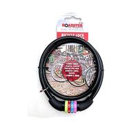 Roadster Combination Number Code Bike Bicycle Cycle Lock 8mm by 650mm Steel Cable Black