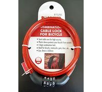 Roadster Combination Number Code Bike Bicycle Cycle Lock 8mm by 650mm Steel Cable Chain.