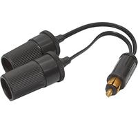 Roadtek Hella Plug to Double Lighter Socket Adaptor 12V/24V