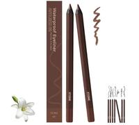 Roadtheside Eyeliner,24 Hr Waterproof Eyeliners Duo Sharpenable Eye Pencil,Roadtheside Plum Eyeliners,2 in 1 Eye Liner &Eyebrow,Long-Lasting No Smudging,Fading,Smooth and Easy to Color (Stone*2)