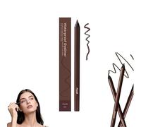 Roadtheside Eyeliner - 24 Hr Waterproof Eyeliners Duo Sharpenable Eye Pencil, Smooth and Easy To Color, No Smudging, Fading, Easily Draw The Eyeliner You Want (Plum)