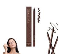 Roadtheside Eyeliner - 24 Hr Waterproof Eyeliners Duo Sharpenable Eye Pencil, Smooth and Easy To Color, No Smudging, Fading, Easily Draw The Eyeliner You Want (Chocolate)