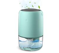Roadtime Dehumidifiers for Home, 1100ml Small Dehumidifier with 7 Color LED Light, Water Full Shutdown, Quiet Portable Electric Dehumidifiers for Drying Clothes, Bedroom, Bathroom, Wardrobe, UK Plug