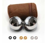 Roadtofree 2.1-inch Stainless Steel Chiming Baoding Balls - Hand Exercise & Meditation Balls for Stress Relief, Ideal for Home, Office & Travel (2.1inch)