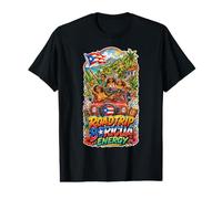 Roadtrip Boricua Energy Value Graphic T-Shirt