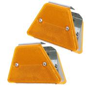 Roadway Reflective Marker 2pcs Polycarbonate Plastic Guardrail Delineator