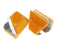Roadway Reflective Markers 2pcs Polycarbonate Plastic Iron