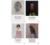 Roald Dahl 4 Book set Cruelty, Deception, Lust & Madness (Books for Adults)