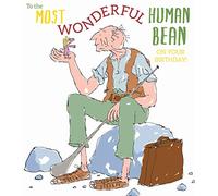 Roald Dahl BFG Human Bean Birthday Card, RD002