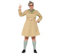 Roald Dahl Deluxe Miss Trunchbull Costume,Licensed Fancy Dress,UK Size 8-10