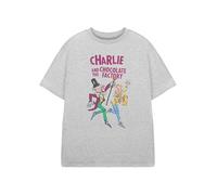 Roald Dahl Graphic Tee Options| Crew Neck Short Sleeve T-Shirt | Cartoon Character Apparel for Children | Classic Merchandise