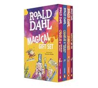 Roald Dahl Magical Gift Set (4 Books): Charlie And The Chocolate Factory, James And The Giant Peach, Fantastic Mr. Fox, Charlie And The Great Glass Elevator