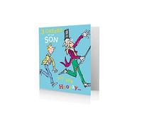 Roald Dahl RD010 Son Card, Multi Colour, 180x160mm