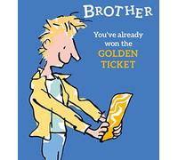 Roald Dahl RD014 Brother Charlie Golden Ticket Card Multi Colour