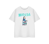 Roald Dahl Short Sleeved T-Shirt | Unisex Kids White | Official | Size: 9-10 Years Roald Dahl White 9-10 Years