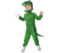 amscan 9916917 - Kids Official Roald Dahl Enormous Crocodile Boys World Book Day Costume Age: 10-12 Yrs