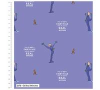 Roald Dahl The Witches Fabric - Purple Cotton Craft Fabric- Baby Nursery Decor - Nursery Fabric - Cute Fabric - Width Approx 112cm/44" (Metre)