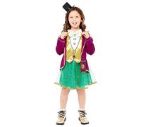 Roald Dahl Willy Wonka Girls Fancy Dress Costume