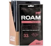 ROAM Beef Protein Bites, Jerky-Style High Protein Snacks | Savoury Protein Snacks Made with Grass-Fed Beef (12 x 70g, Jalapeño Chilli)