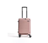 Roam Carry On Luggage with Spinner Wheels, 22x14x9 Airline Approved - Hardside Exterior, TSA Locks - Rolling Suitcase with Hard External Shell and Expandable Front - Lightweight Bags for Travel, Rose