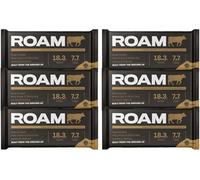 ROAM Natural Protein Bars, Meal Replacement Keto Bars, 12 x 45g Beef Protein Sticks & Healthy Snacks, Low Calorie Snacks (Apricot & Hazelnut)