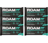 ROAM Natural Protein Bars, Meal Replacement Keto Bars, 6 x 45g Beef Bar & Healthy Snacks, Gluten Free Keto Food, Low Carb Snacks (Salt, Pepper & Porcini Mushroom)