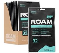 ROAM Natural Protein Bites, Meal Replacement Keto Bars, 12 x 70g Beef Protein Sticks & Healthy Snacks, Low Calorie Snacks (Beef Bites)