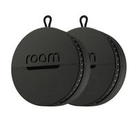 Roam Smart Gps Tracker For Items, Keys & Bags, 2 Pack Black, Waterproof, Long Battery, Iphone & Android Compatible