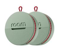 Roam Smart Gps Tracker For Items, Keys & Bags, 2 Pack Green, Waterproof, Long Battery, Iphone & Android Compatible