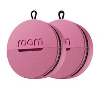 Roam Smart Gps Tracker For Items, Keys & Bags, 2 Pack Pink, Waterproof, Long Battery, Iphone & Android Compatible