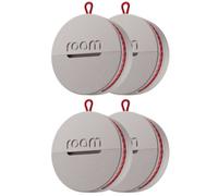 Roam Smart Gps Tracker For Items, Keys & Bags, 4 Pack Grey, Waterproof, Long Battery, Iphone & Android Compatible