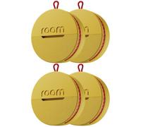 Roam Smart Gps Tracker For Items, Keys & Bags, 4 Pack Yellow, Waterproof, Long Battery, Iphone & Android Compatible