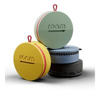 ROAM SMART TRACKER - Bluetooth Tracker & Item Finder for Keys, Luggage, Kid & Pet Gear, and More (iOS, Android), No App or Subscription, Fast Setup, Waterproof | 4-Pack, Blue, Black, Yellow & Green