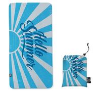 ROAM UPF Pool/Beach Towel, Sunscreen Towel, UV Protection, UPF 50+, Sand Free, Absorbent, & Quick Drying for Swimming, Beaches, Camping, & Travel (28.5" x 58.5", Hello Summer)