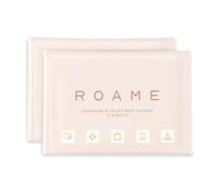 ROAME Disposable Toilet Seat Covers - 20 Biodegradable Sheets (2-Pack) - Flushable Bathroom Hygiene Covers for Travel, Public Restrooms & Eco-Friendly On-the-Go Use