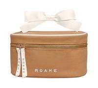 Roame Everyday Vanity Bag - Elegant Canvas Cosmetic Travel Bag with Zipper, Spacious Toiletry Organizer & Makeup Pouch for Women - Stylish Daily Companion for Life at Home or On-the-Go