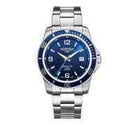 Roamer Men's Watch Analogue Quartz Nautic 100 862844 Stainless Steel, Silver/Blue/Blue - 862844 41 45 20