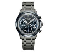 Roamer Mecury Chrono Blue Dial Black Bracelet Mens Watch