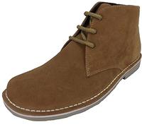 Roamer Mens Retro Mod Desert Boots (7, Beige)