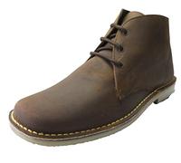 Roamer Mens Retro Round Toe Desert Boots (12 UK, Waxy Brown)