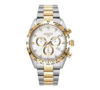 Roamer Monza Men's Watch Analogue Quartz Chronograph 850837, Bicolour/bicolour/white - 850837 47 15 20, Bracelet