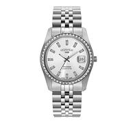 Roamer Positano 853858 Women's Analogue Quartz Watch, Silver/Silver/Silver - 853858 41 19 20, Bracelet