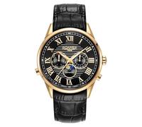 Roamer Superior Moonphase 513821 48 85 05 Men's Watch, Black, Black