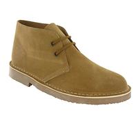 Roamers 2 Eye Desert Boots Mens Boys Real Suede Leather M467 Pointed Toe UK3-12
