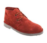 Roamers Adults Unisex Real Suede Unlined Desert Boots (10 UK) (Red)